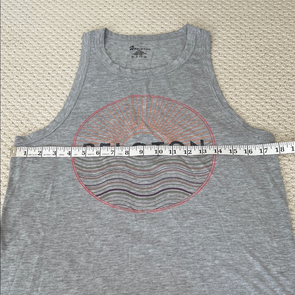 Like new! Super soft Peloton tank size small - Picture 3 of 5